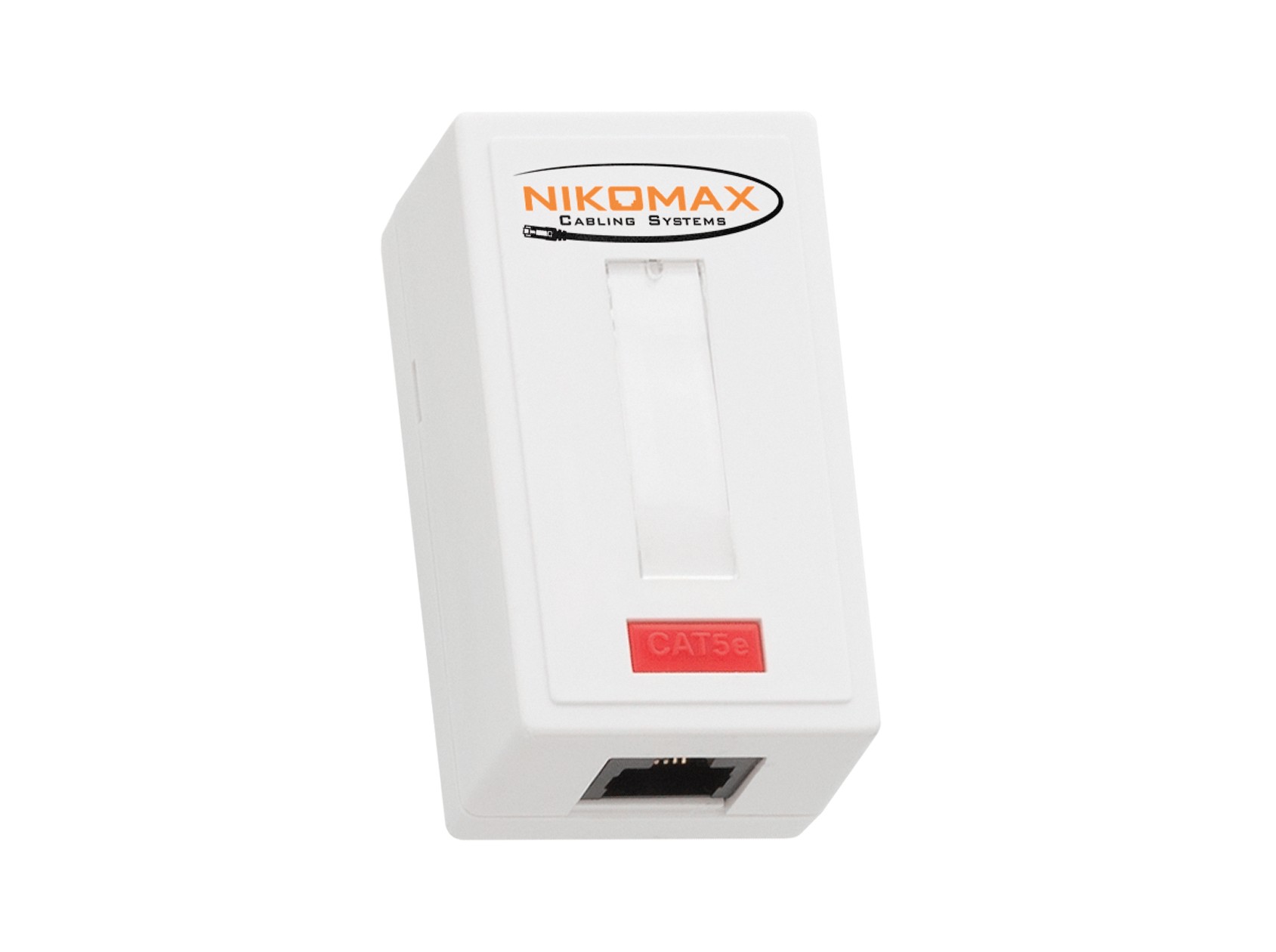 Розетка NIKOMAX, 1 порт, Кат.5e (Класс D), 100МГц, RJ45/8P8C, 110/KRONE, T568A/B