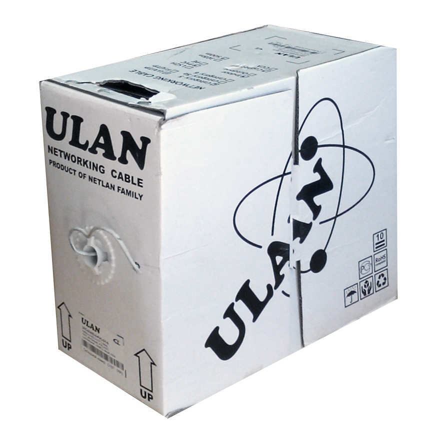 Кабель ULAN U/UTP 2 пары, Кат.5е, внутренний, 500м