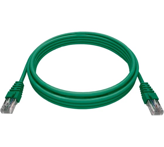 Патч-корд NTSS 2хRJ45/8P8C, T568B UTP 5e кат. литой 0.5 метра, LSZH, зеленый