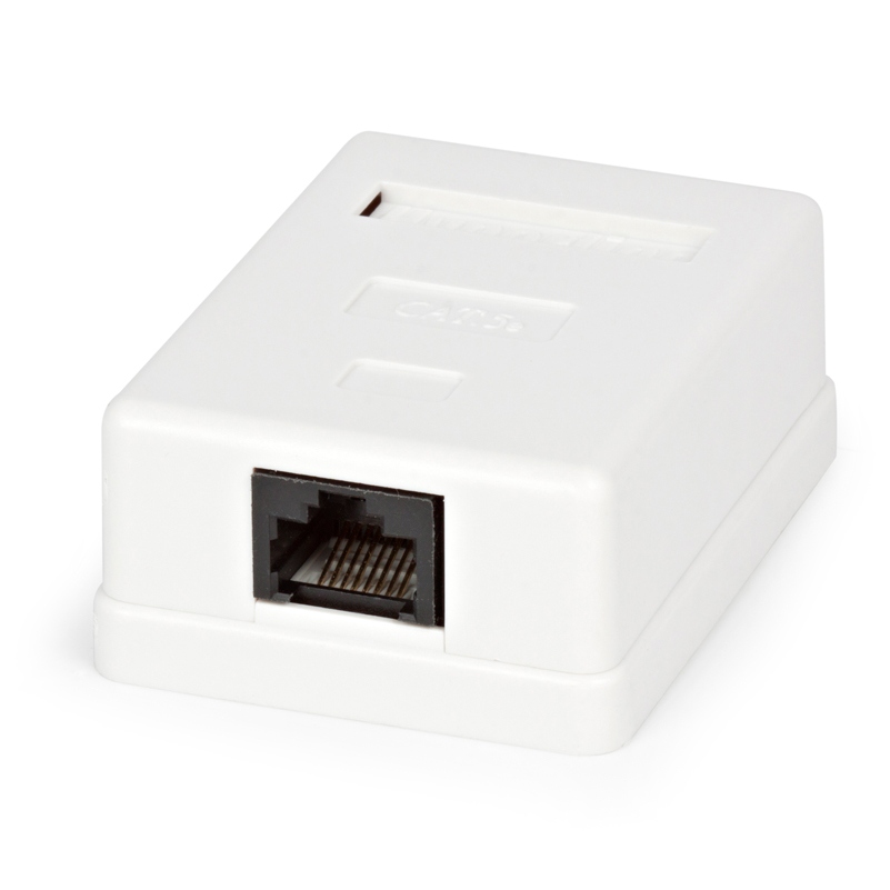 Розетка RJ45 1порт, CAT5e
