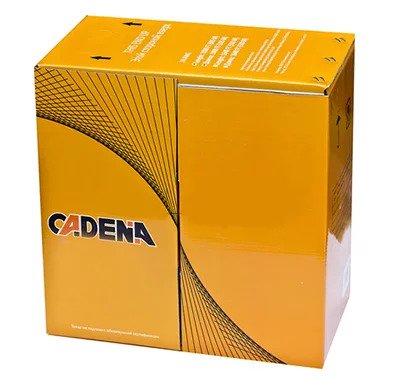 Кабель CADENA F/UTP, 4 пары, Кат. 5е, медь, внешний, черный, PE, 305 м