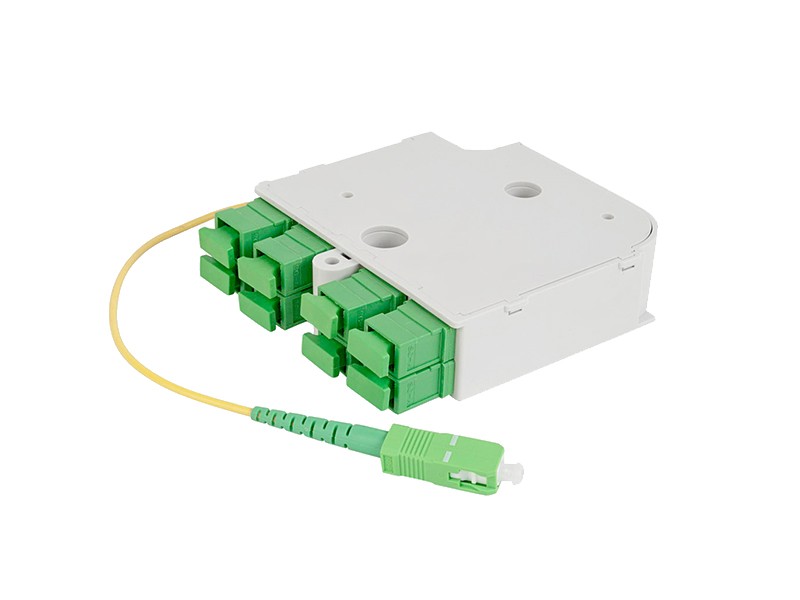 Универсальный сплиттерный модуль - PLC сплиттер 1x8 в пластиковом корпусе SC(APC)