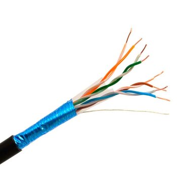 Кабель NTSS LAN CABLE F/UTP 4 пары, Cat.5е, CU, 0,48 жила, внешний, 305м