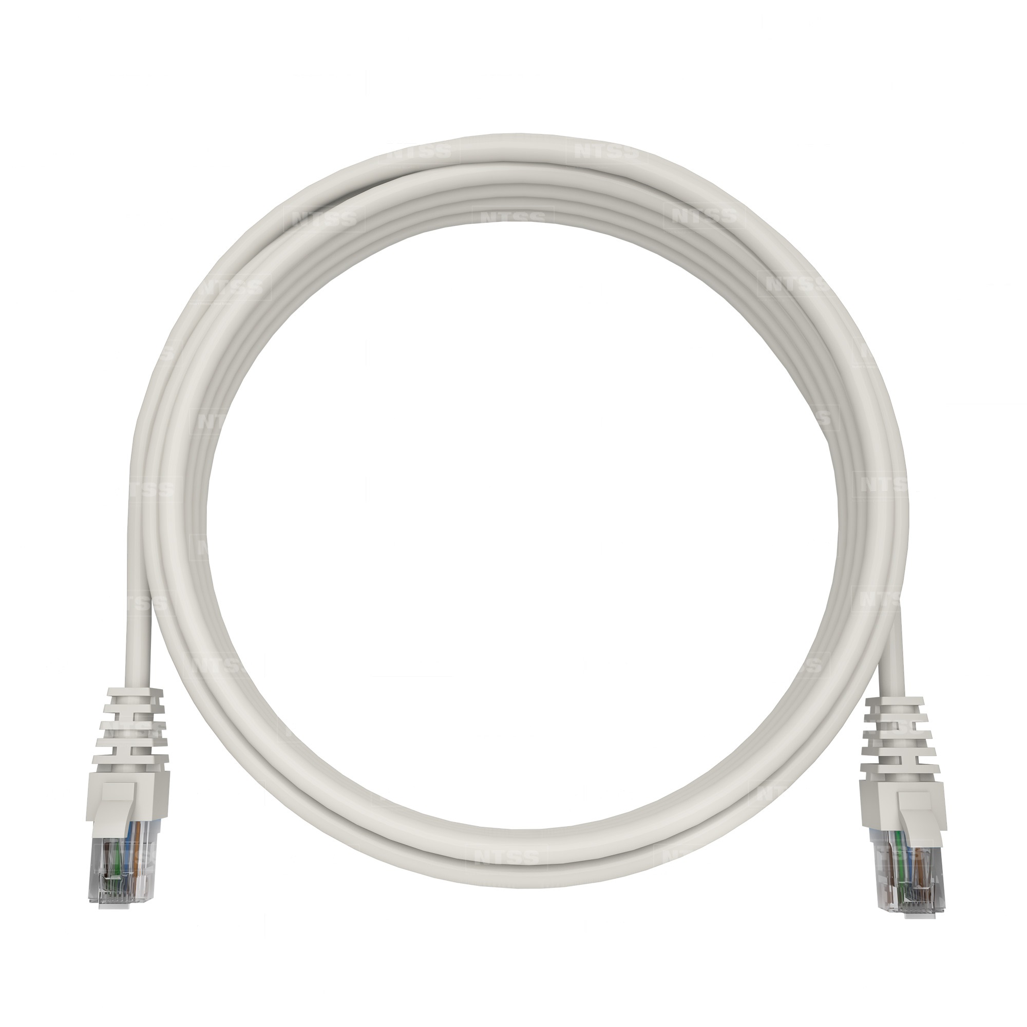 Патч-корд RJ45/8P8C, T568B UTP 5e кат. литой 2м