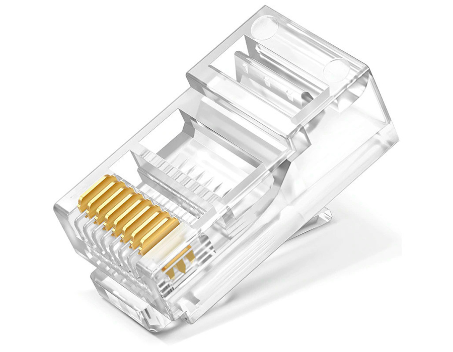 Коннектор RJ-45 NetKo, 8p8C, для кабеля от 0,50 жилы 100 штук
