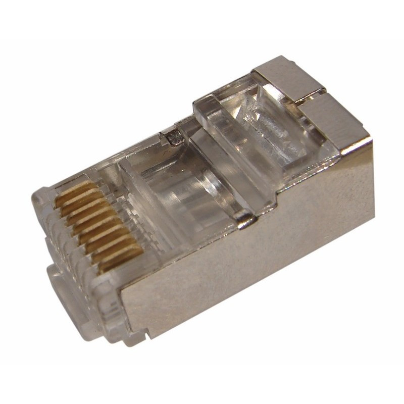 Коннектор RJ-45 экран, 100 штук